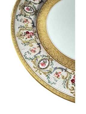 French Hand Enamel Gold Limoges France Depose C. Ahrenfeldt Limoges 10 3/8”